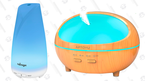 Essential Oil Diffuser 150ml by Natrogix Totem | $10 | Amazon | Use code DIFFUS31300ml Wood Grain Ultrasonic Aromatherapy Diffuser | $10 | Amazon | Use code Q2IXHXTWOak Leaf Aromatherapy Essential Oils Set of 6 | $10 | Amazon | Use code H2MMYRYK